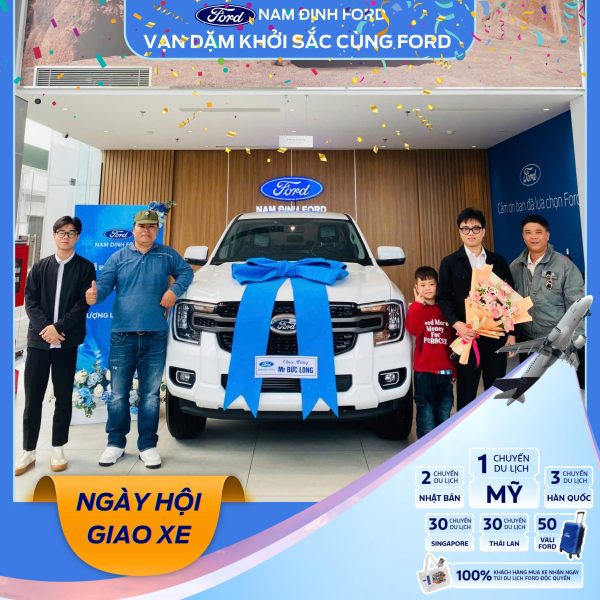 LỄ BÀN GIAO XE TẠI FORD NAM ĐỊNH
